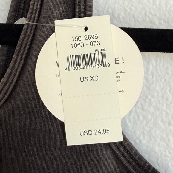 NWT AERIE Offline Sports Bra in Heathered Gray - Picture 6 of 6